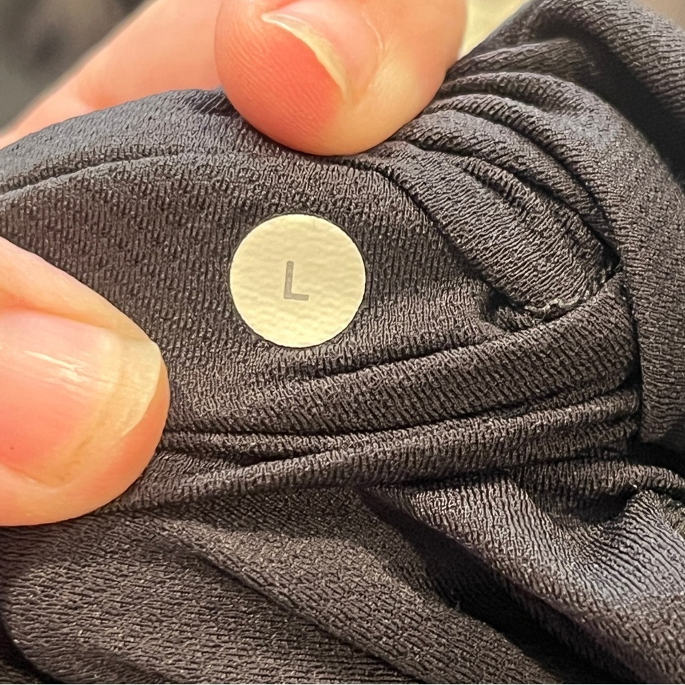 Lululemon men’s black pull on straight leg joggers older style size large - Picture 8 of 10